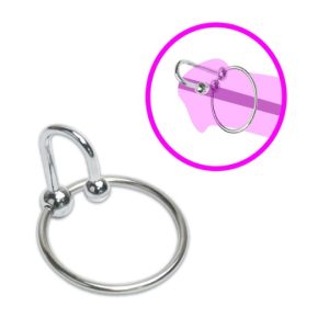 Vòng đeo dương vật đâm niệu đạo - inox 304
