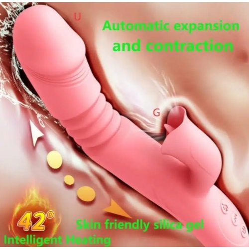 Dương vật rung thụt phát nhiệt có lưỡi liếm Jiuai - Ảnh 3