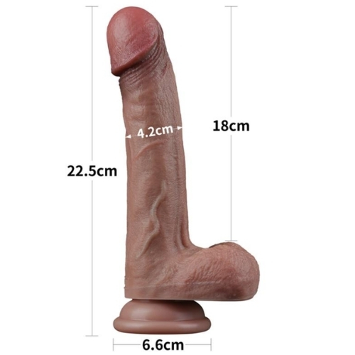 Dương vật Lovetoy silicon 2 lớp 22.5cm - Ảnh 7