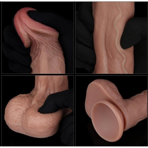 Dương vật Lovetoy silicon 2 lớp 22.5cm - Ảnh 3