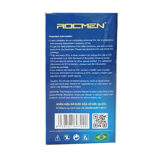Bao cao su Rocmen xanh hộp 10 cái - Ảnh 4