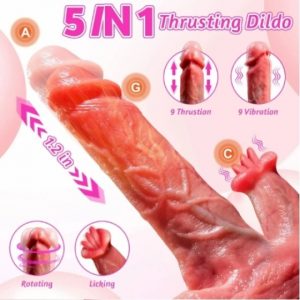 Dương vật có nhánh lưỡi liếm 7 chế độ rung